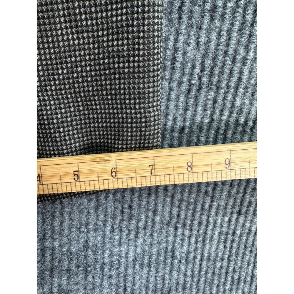 Zanella Trousers Women 10 Brown Excellent Wool Pleated Houndstooth Hepburn/Bis - Picture 7 of 11